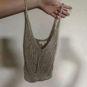 Princess Polly Women's Gold Crop-top